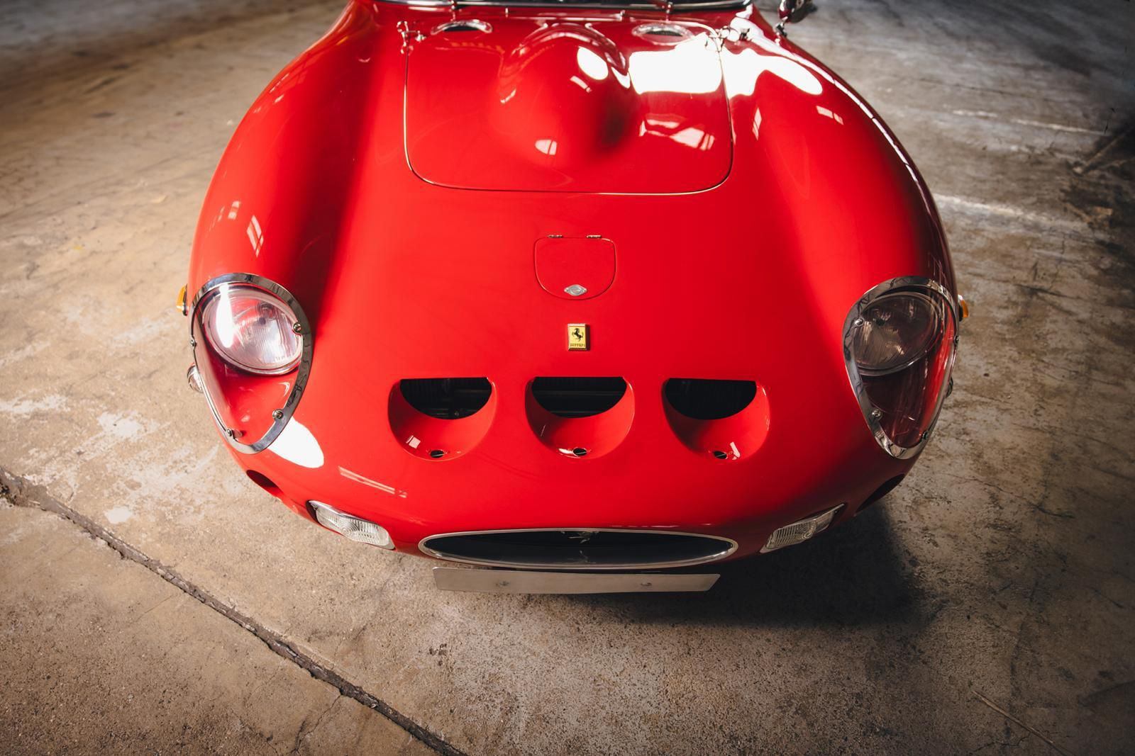 Ferrari 330 GTO Allegretti — displayed in the vault
